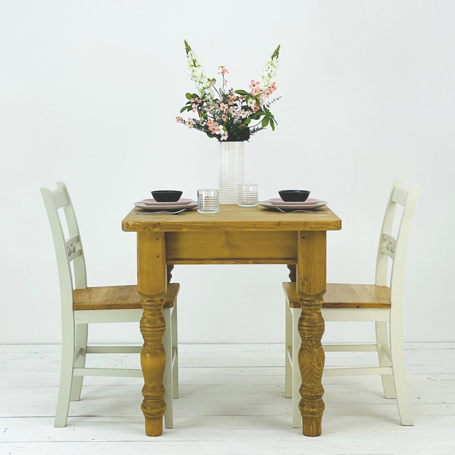 Small Country Pine Dining Table