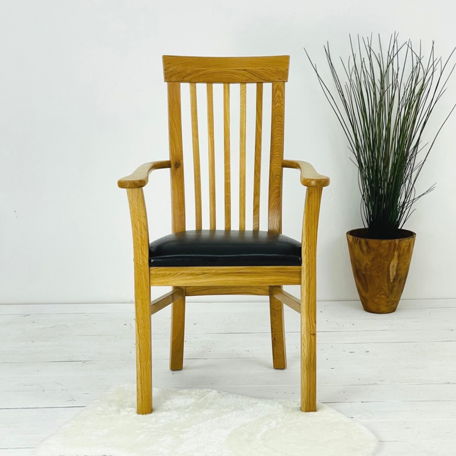 Oak Stockholm Carver Chair